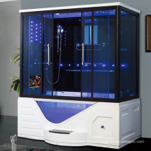 Modern with Jacuzzi Jetted Tub Multi-Function Shower Room Steam